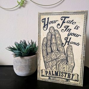 Palmistry storage book box